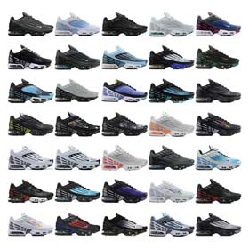 NIKE Air Max TN3 Cushion III Summer Mesh Heightening Casual Full Palm Breathable Sports Shoes-2355